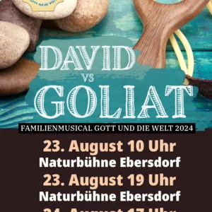 Plakat-David.24 Musical David & Goliat Foto: Kirchengemeinde Ebersdorf